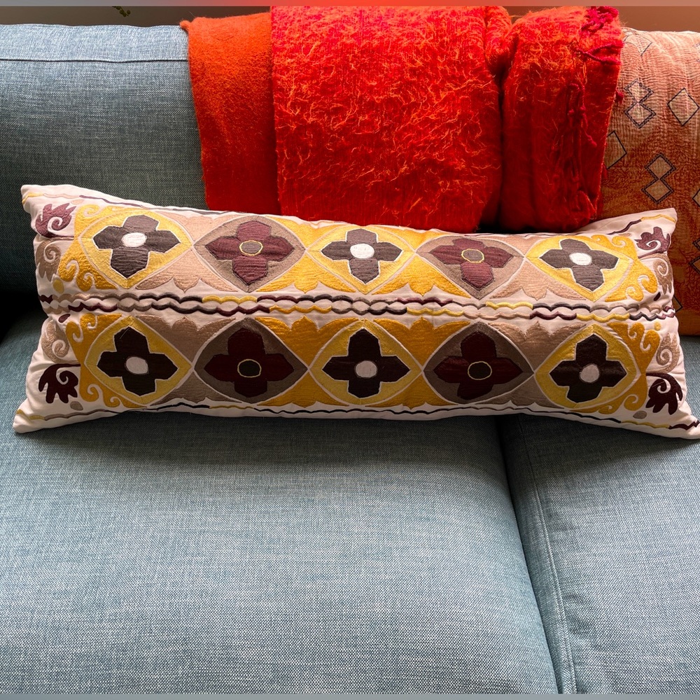 John Robshaw pillow cover 36 x 14.5”